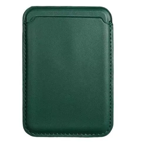 Magnetic Leather Card Holder Wallet