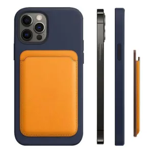 Magnetic Leather Card Holder Wallet