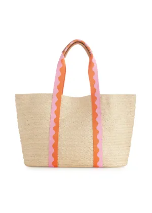 MARBELLA TOTE - PINK/ ORANGE