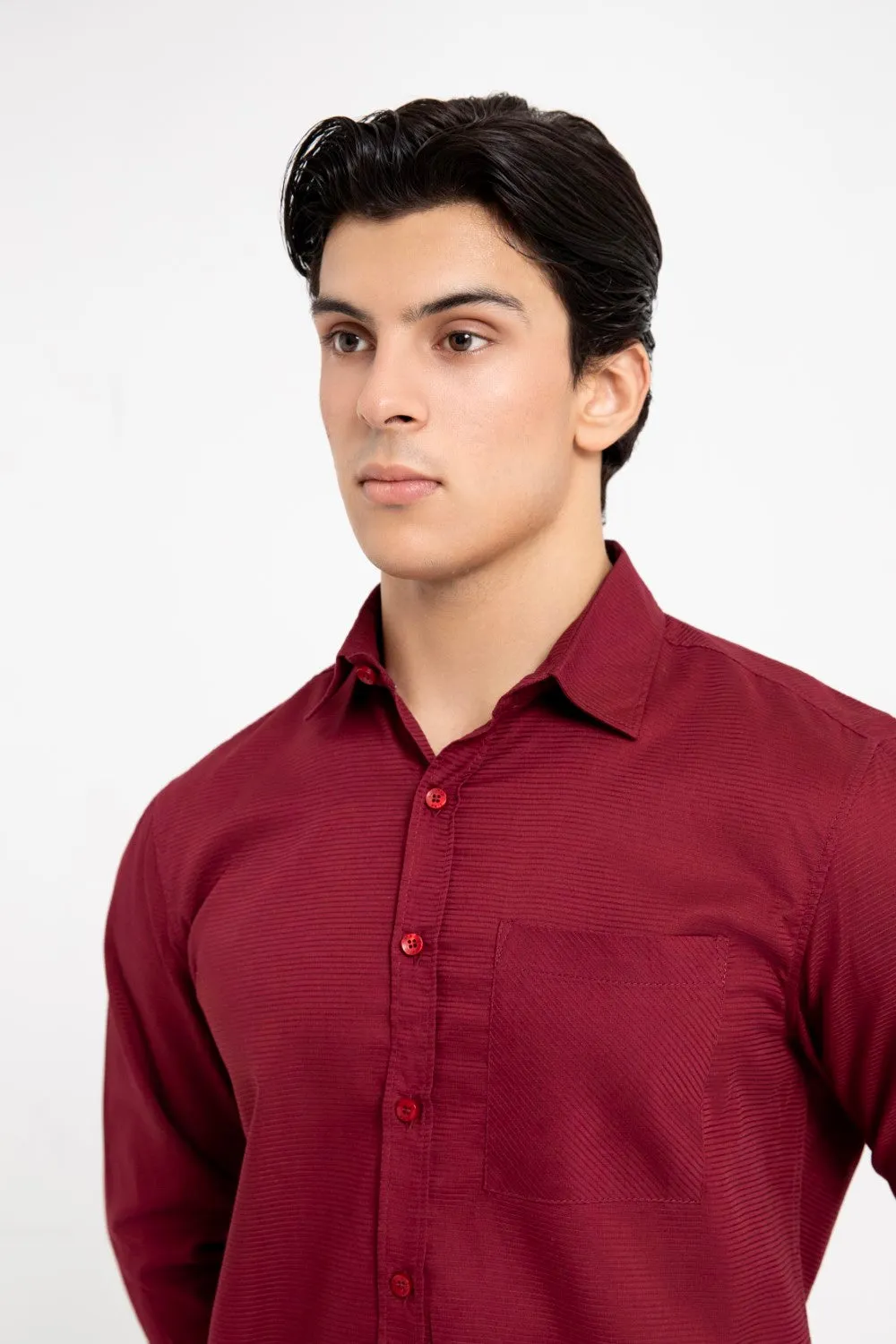 Maroon Casual Shirt