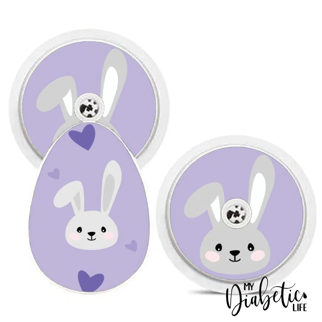 Mauve, Rabbit! - Bubble Reader Sticker