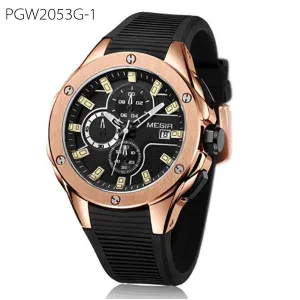 MEGIR Military Watch with Silicon Band