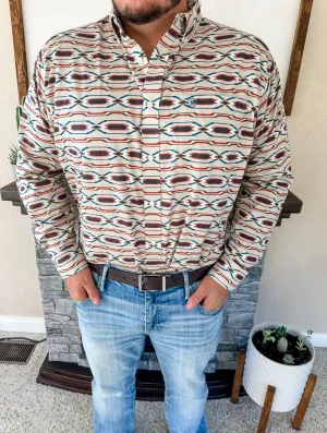 Men’s Ariat Western  Button Up