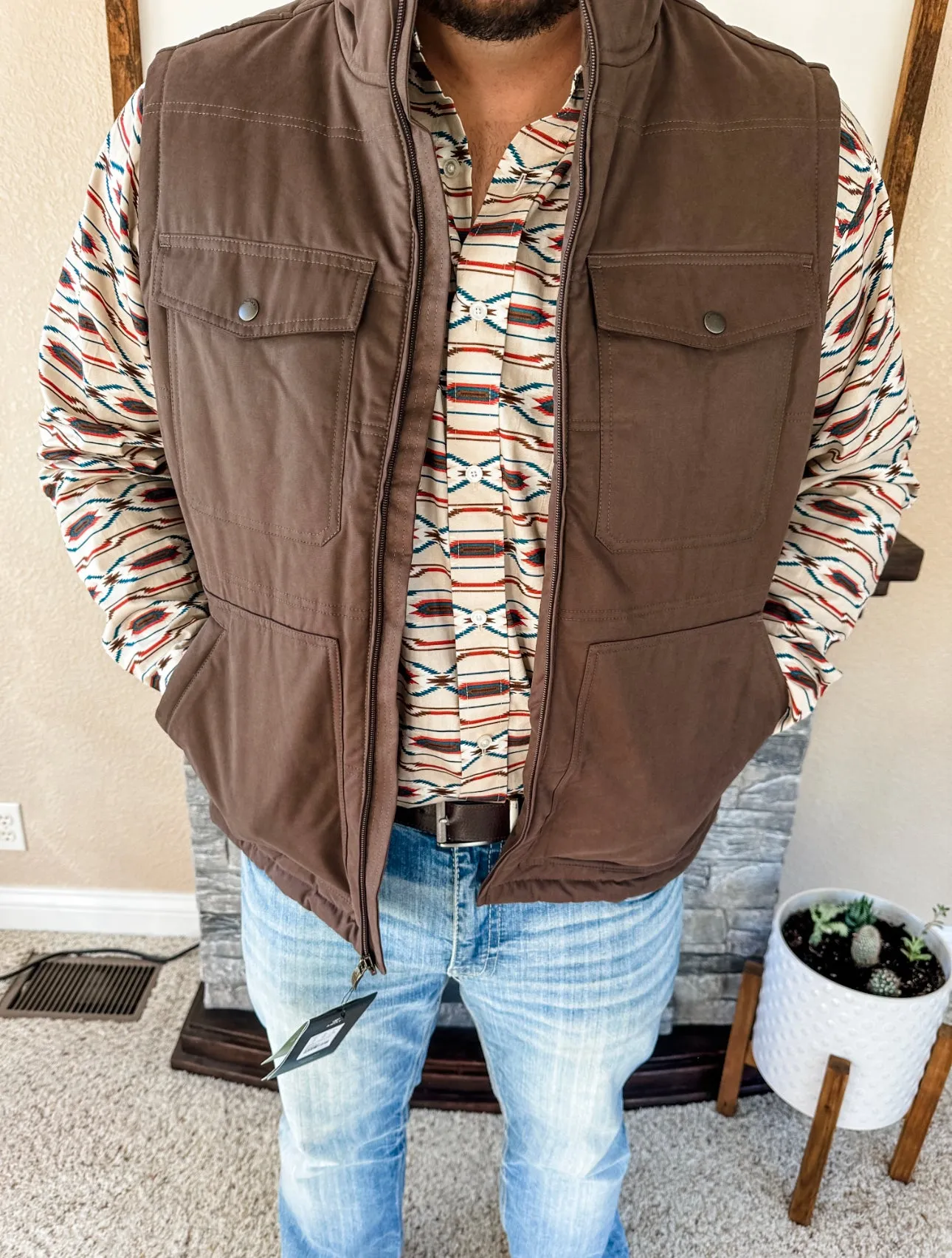 Men’s Ariat Western  Button Up