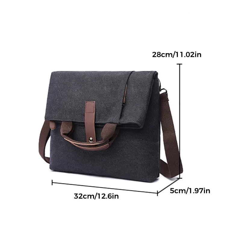 Men's Casual Canvas Messenger Shoulder Bag