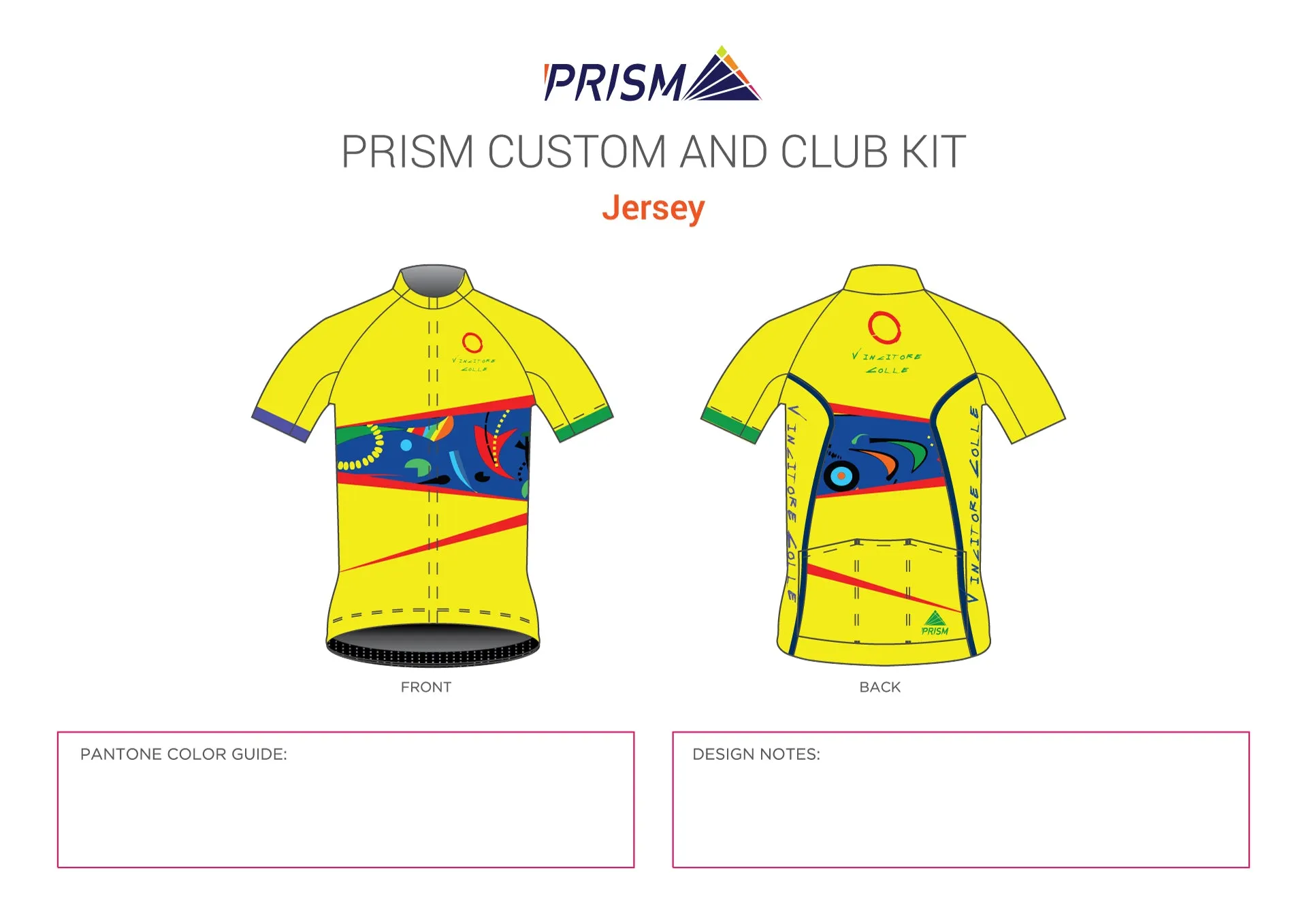 Men's Spring Classics Jersey - Race - Fluro Edition