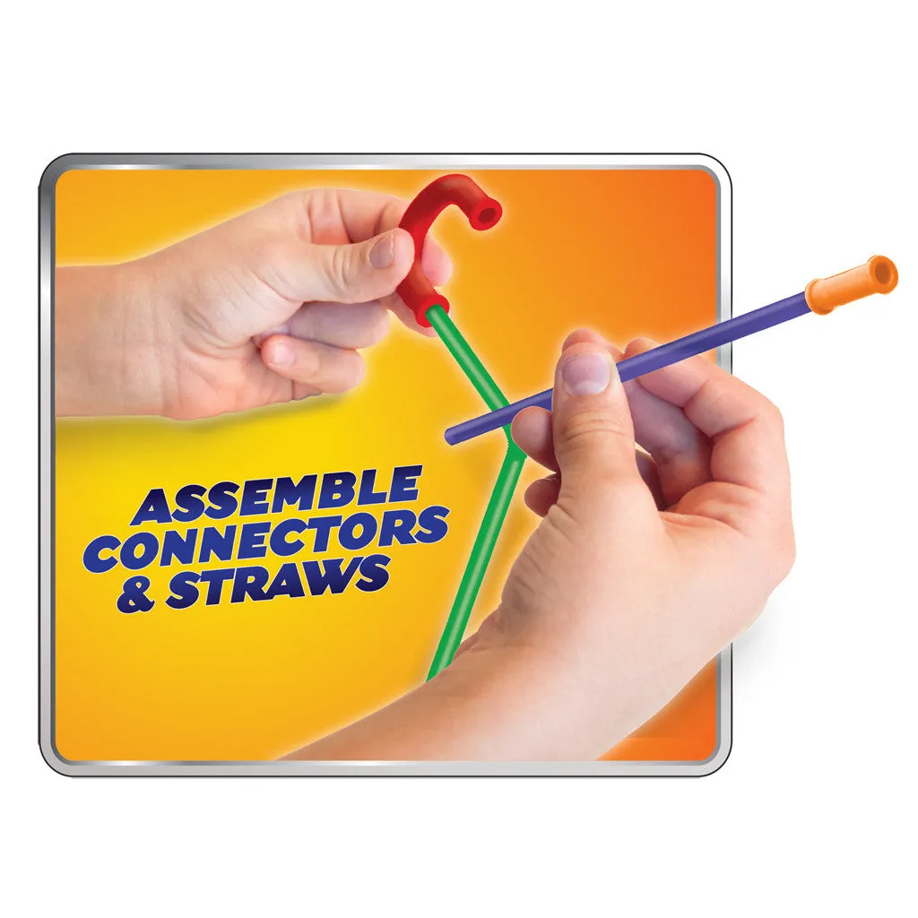 Micro Straw Shotz Deluxe Set - Modular Air-Powered Rocket Set in PVC Tube