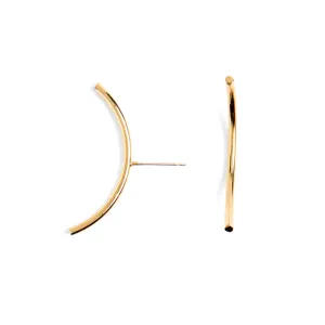 Mini Arc Stud in Gold