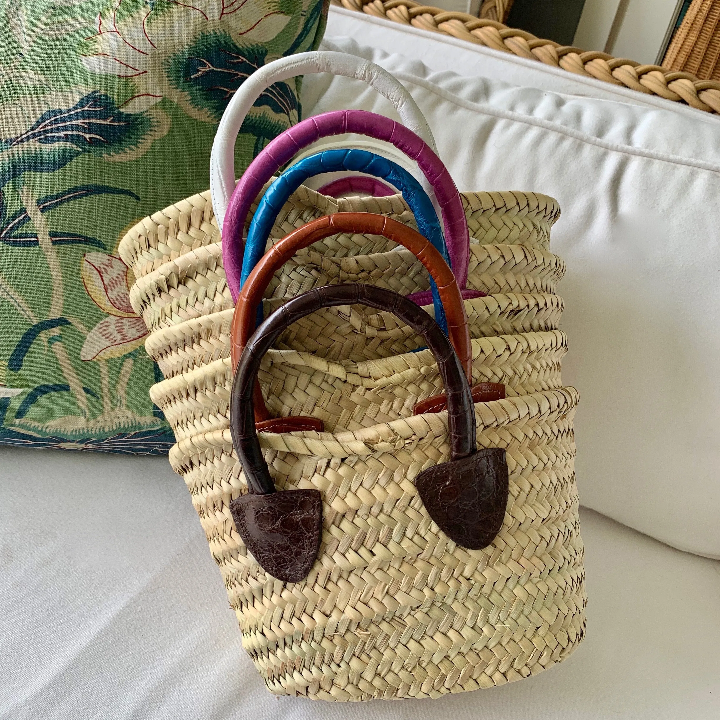 MINI FRENCH MARKET TOTE - CONTRACT TANNING