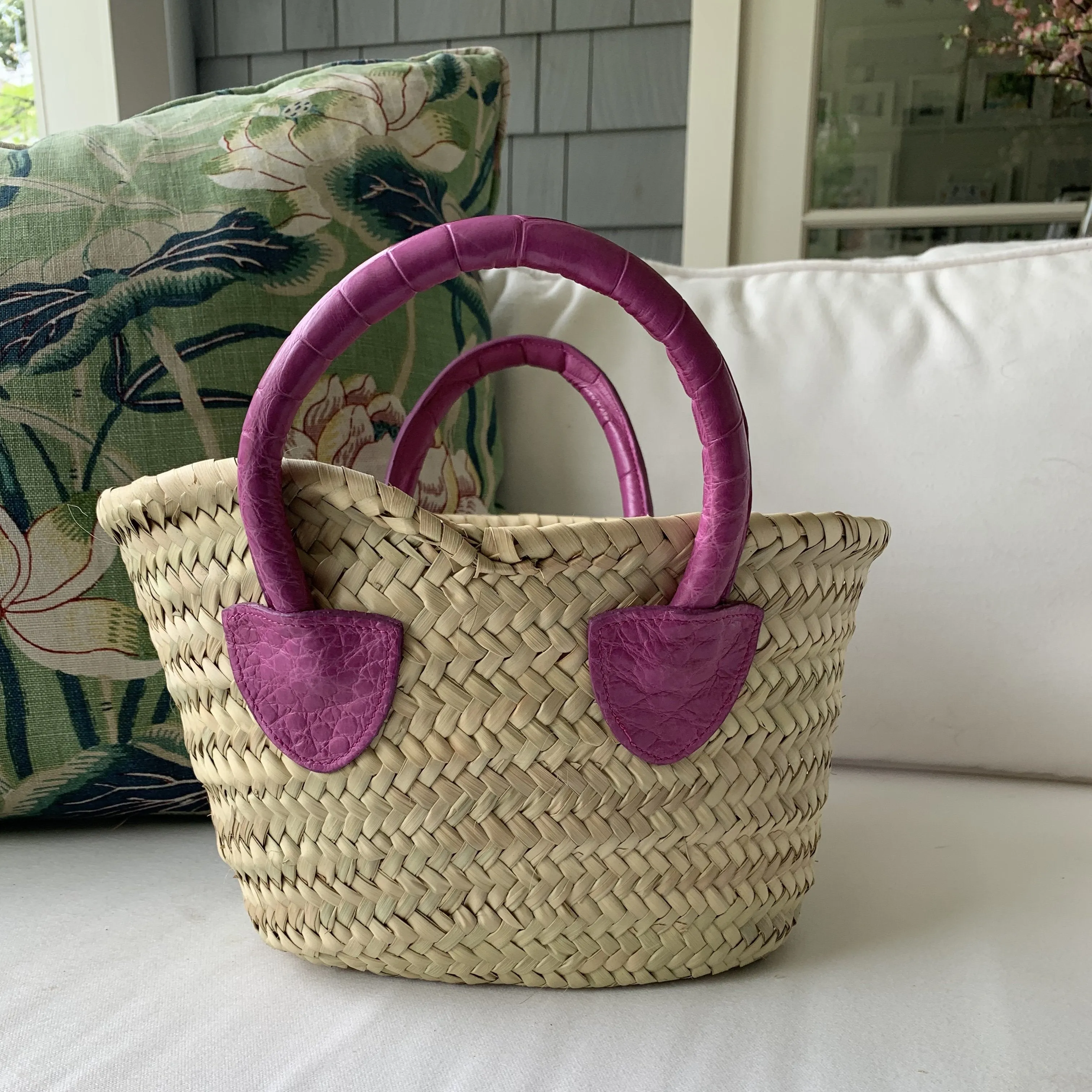 MINI FRENCH MARKET TOTE - CONTRACT TANNING