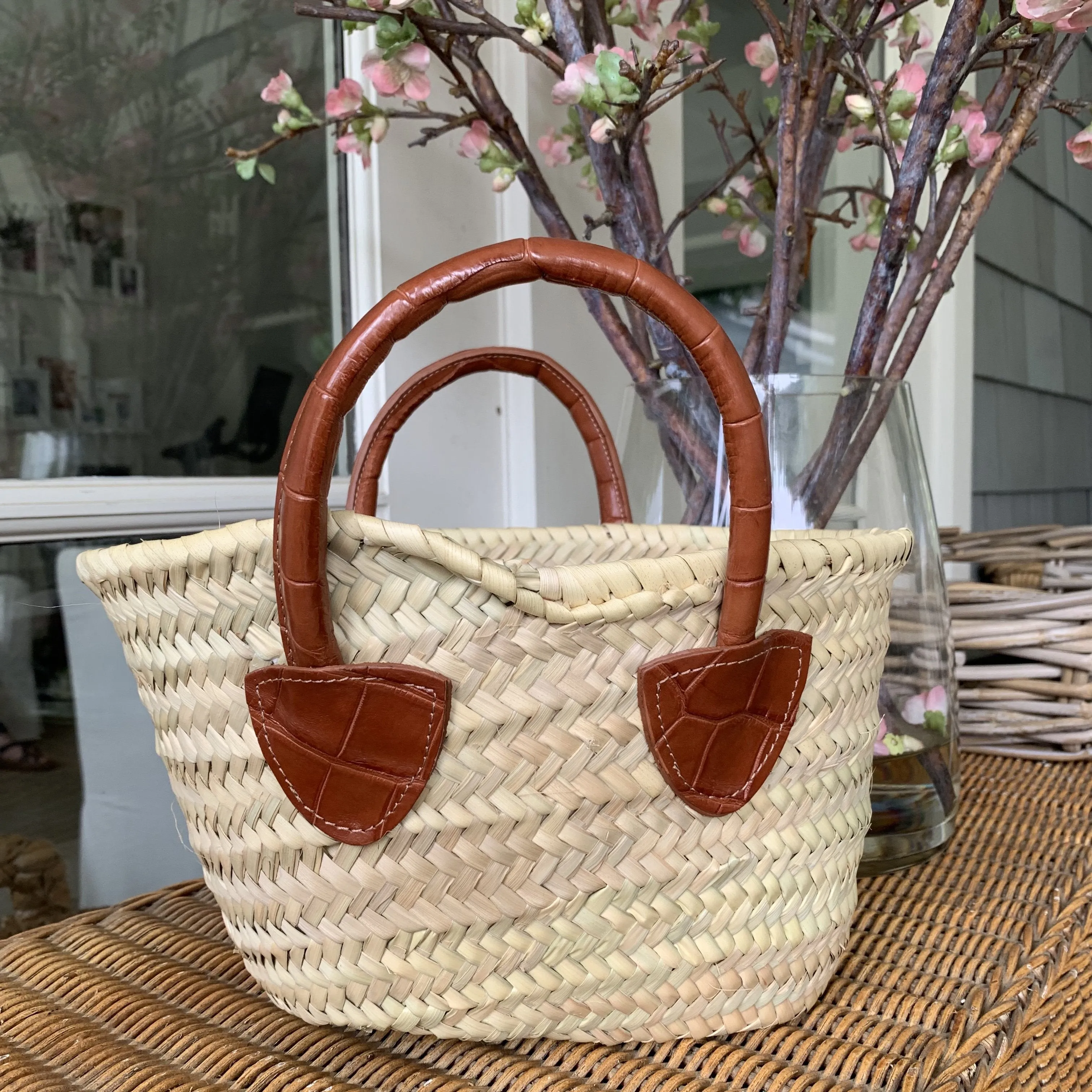 MINI FRENCH MARKET TOTE - CONTRACT TANNING