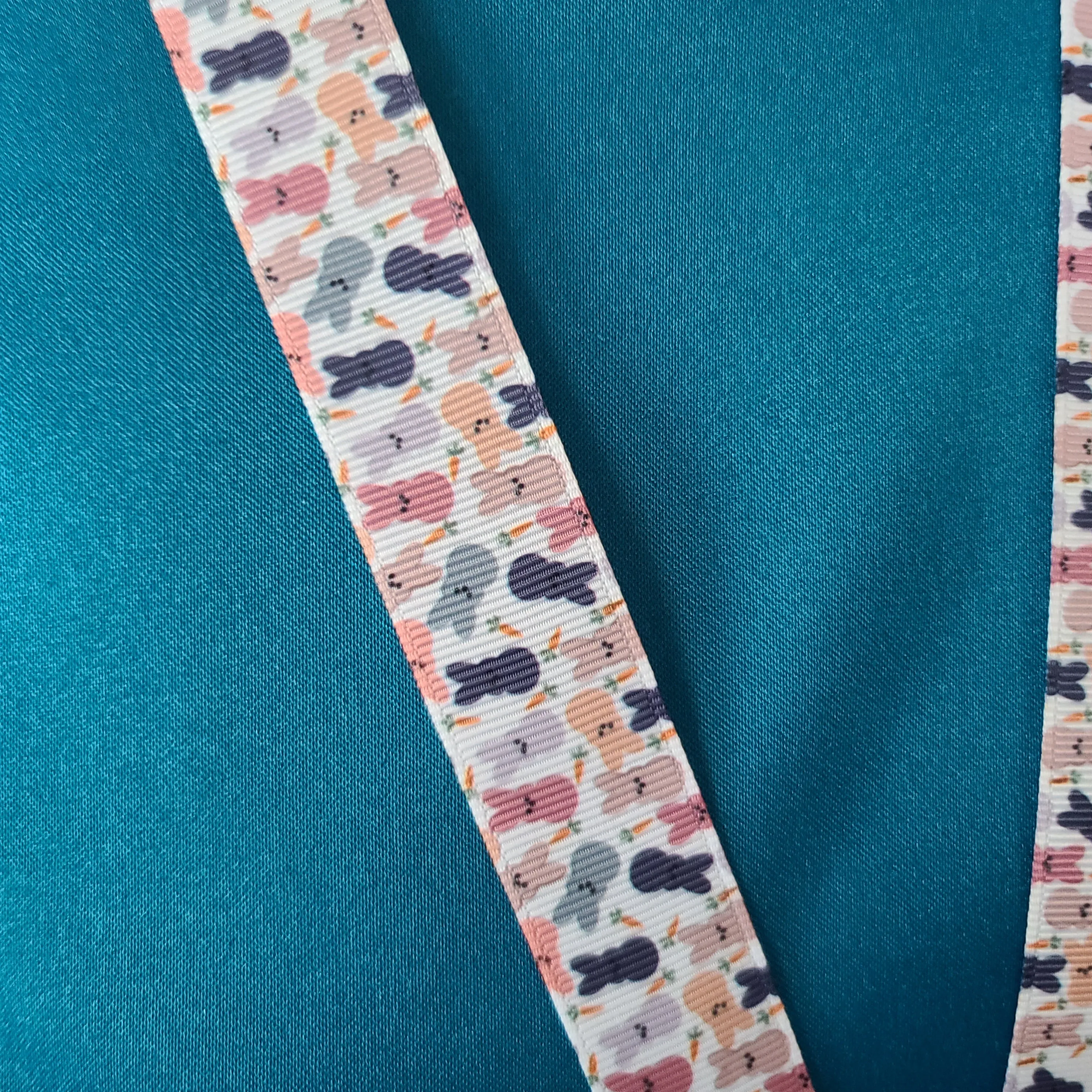 Mini Peeps Lanyard with Silver Heart Clasp