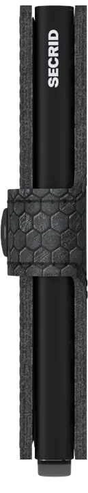 Mini Wallet | Hexagon Black