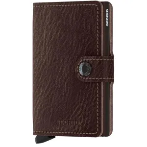 MINIWALLET VEG ESPRESSO BROWN