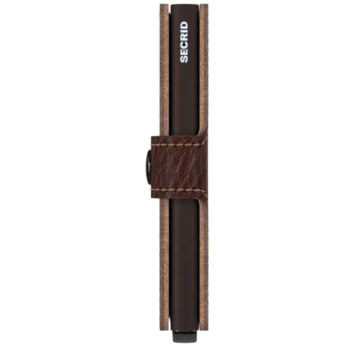 MINIWALLET VEG ESPRESSO BROWN
