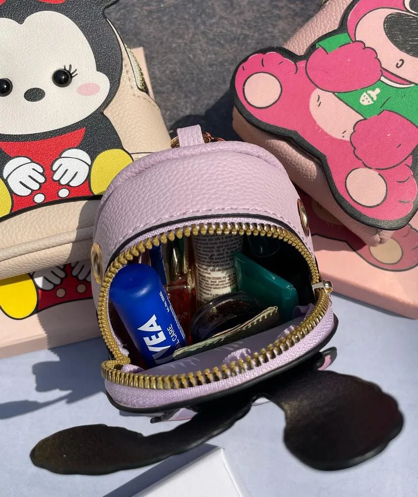 Minnie Mouse Vegan Leather- Mini Korean Sling