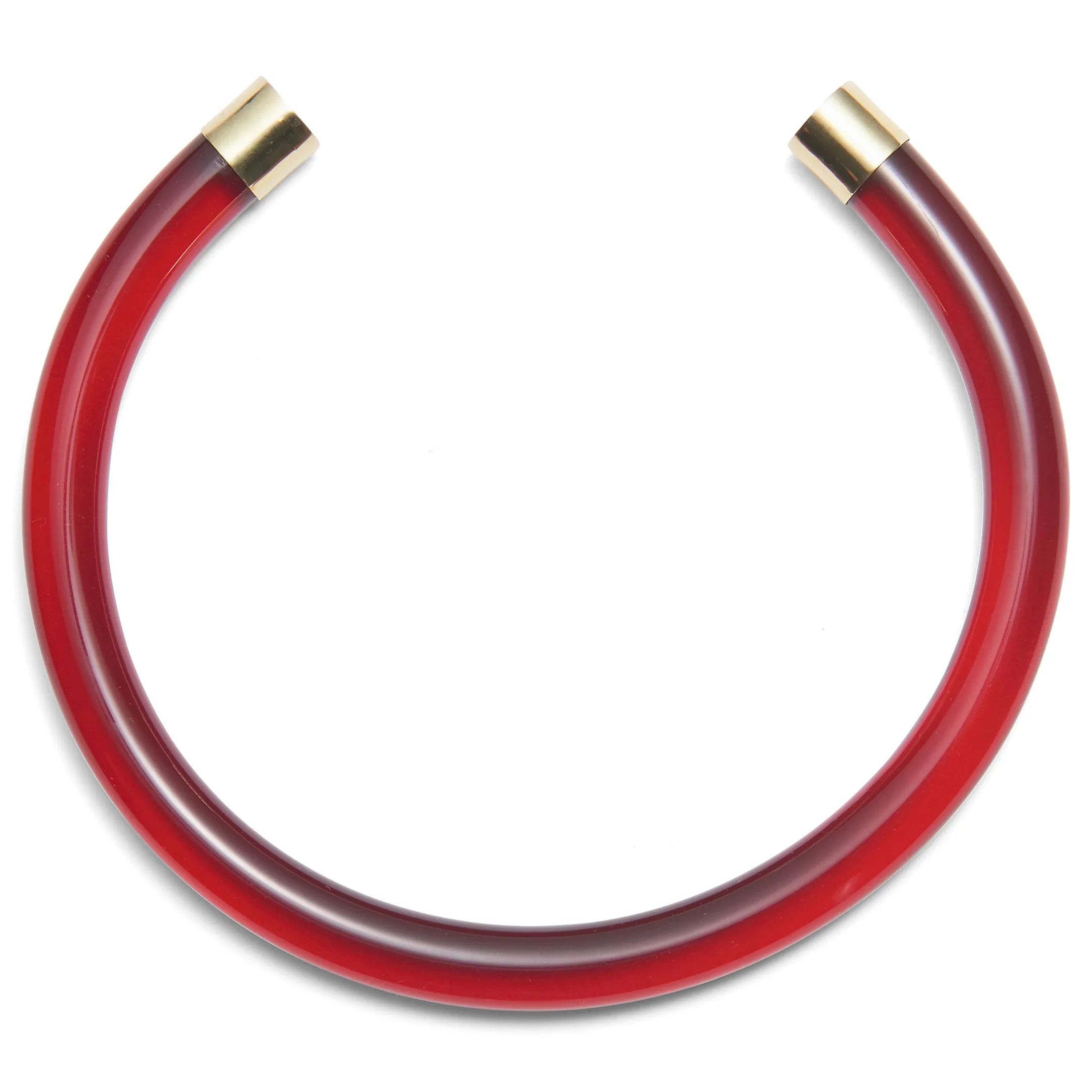 Mirage Collar in Gold and Red