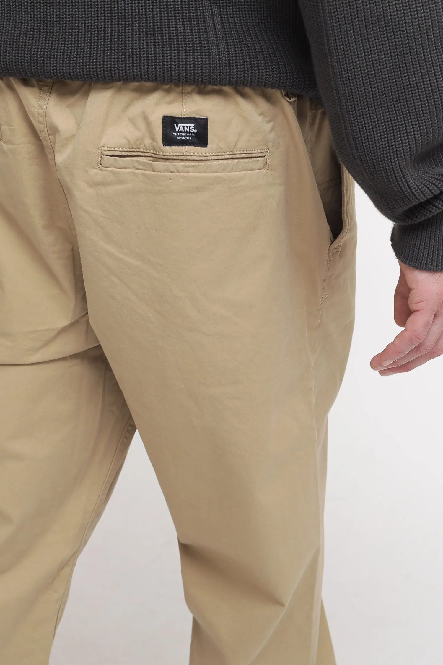 Mn Range Relaxed Elastic Pant - Khaki