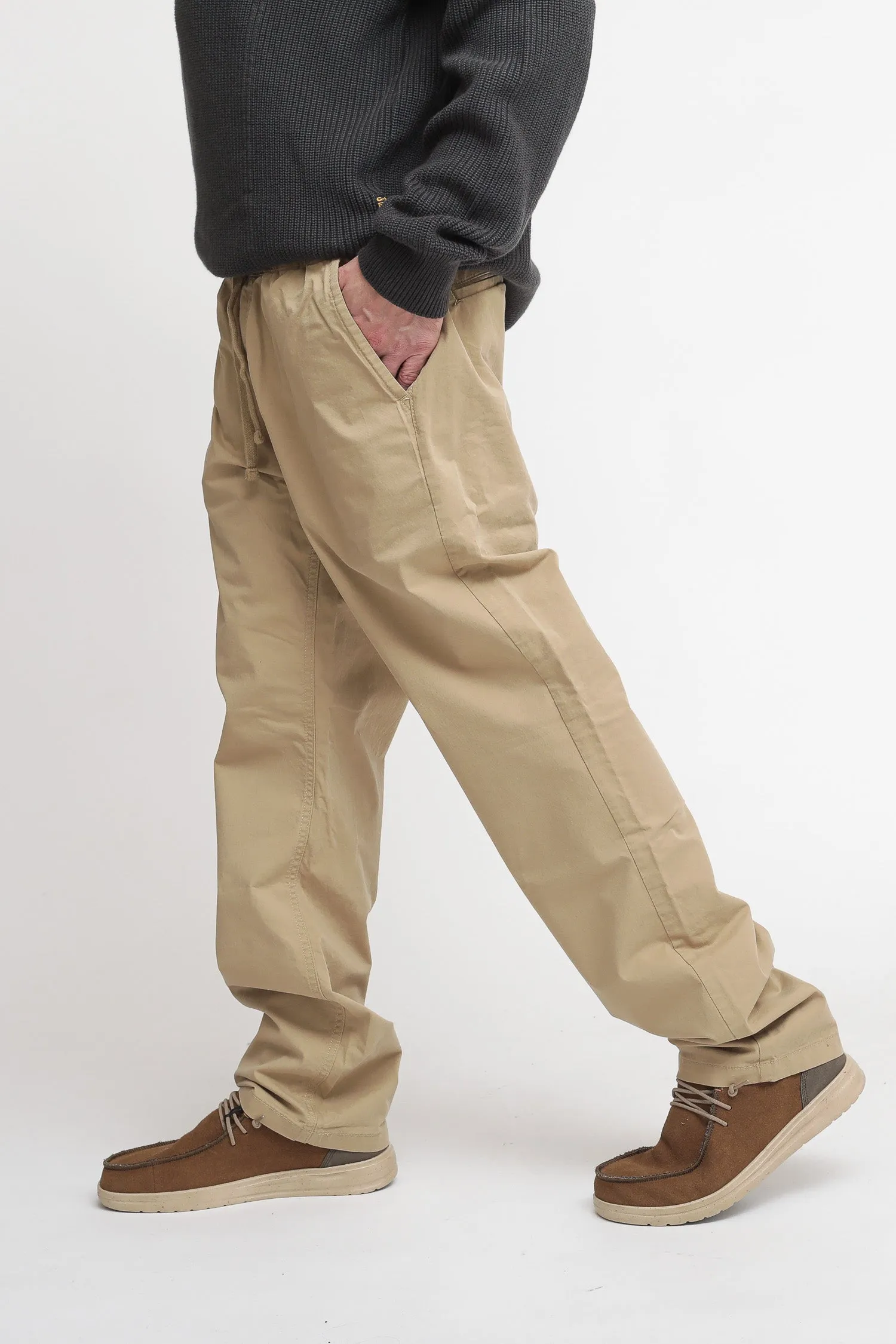 Mn Range Relaxed Elastic Pant - Khaki