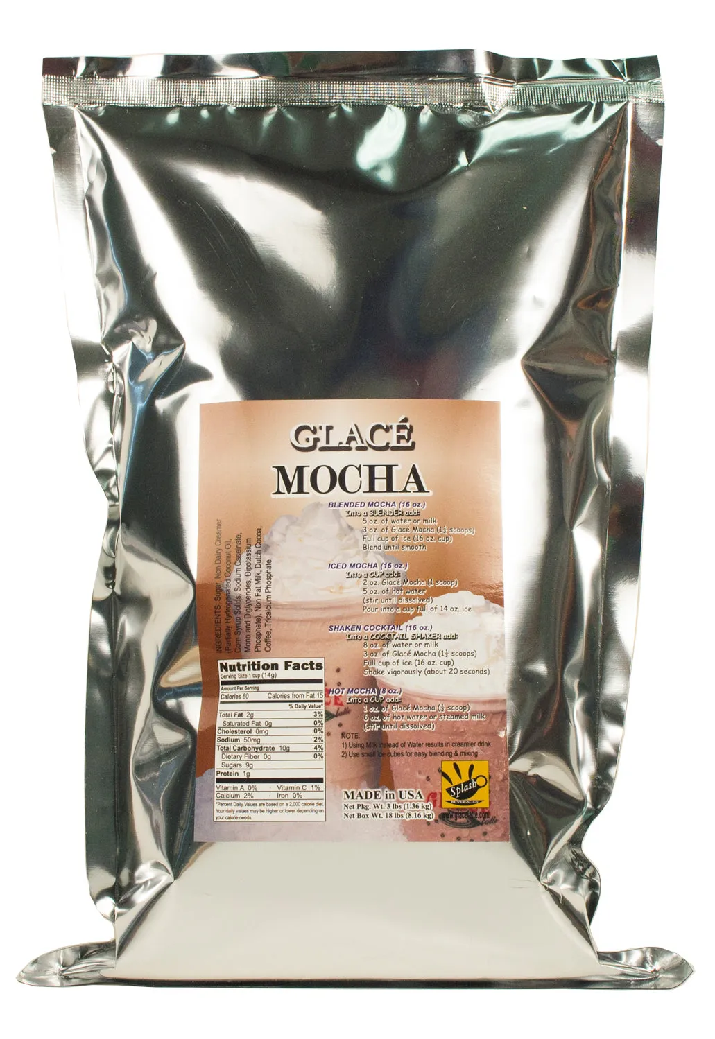Mocha 4 in 1 Bubble Tea / Latte and Frappe Mix