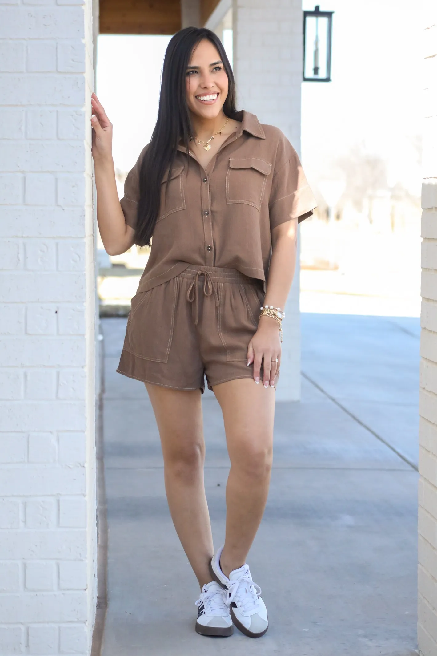 MOCHA MOOD RELAXED BUTTON SET