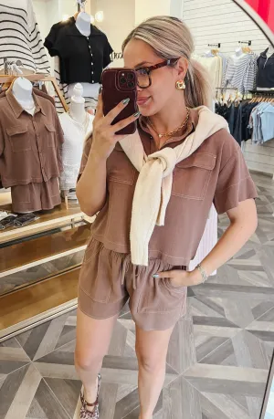 MOCHA MOOD RELAXED BUTTON SET