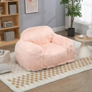Modern Accent Chair Lazy Sofa Bean Bag Bedroom with High Density