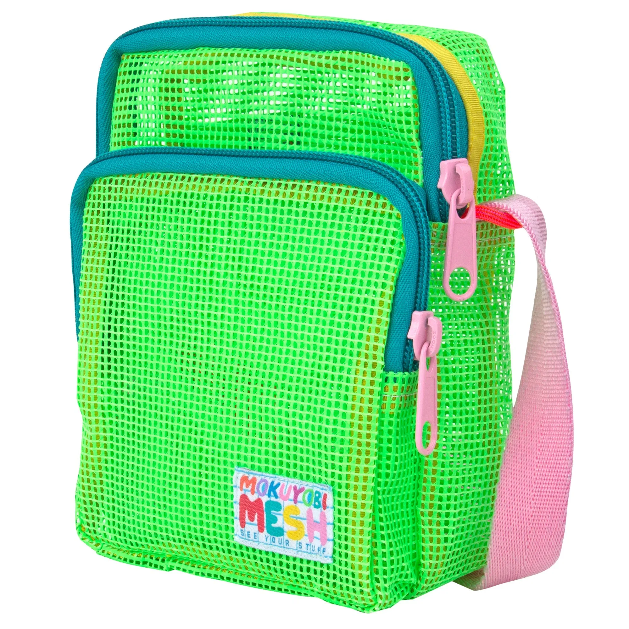 Mokuyobi: Mesh Sidekick Sling Bag - Slime