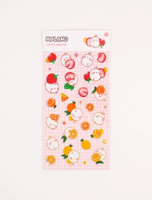 Molang 3D stickers board TUTTI FRUTTI