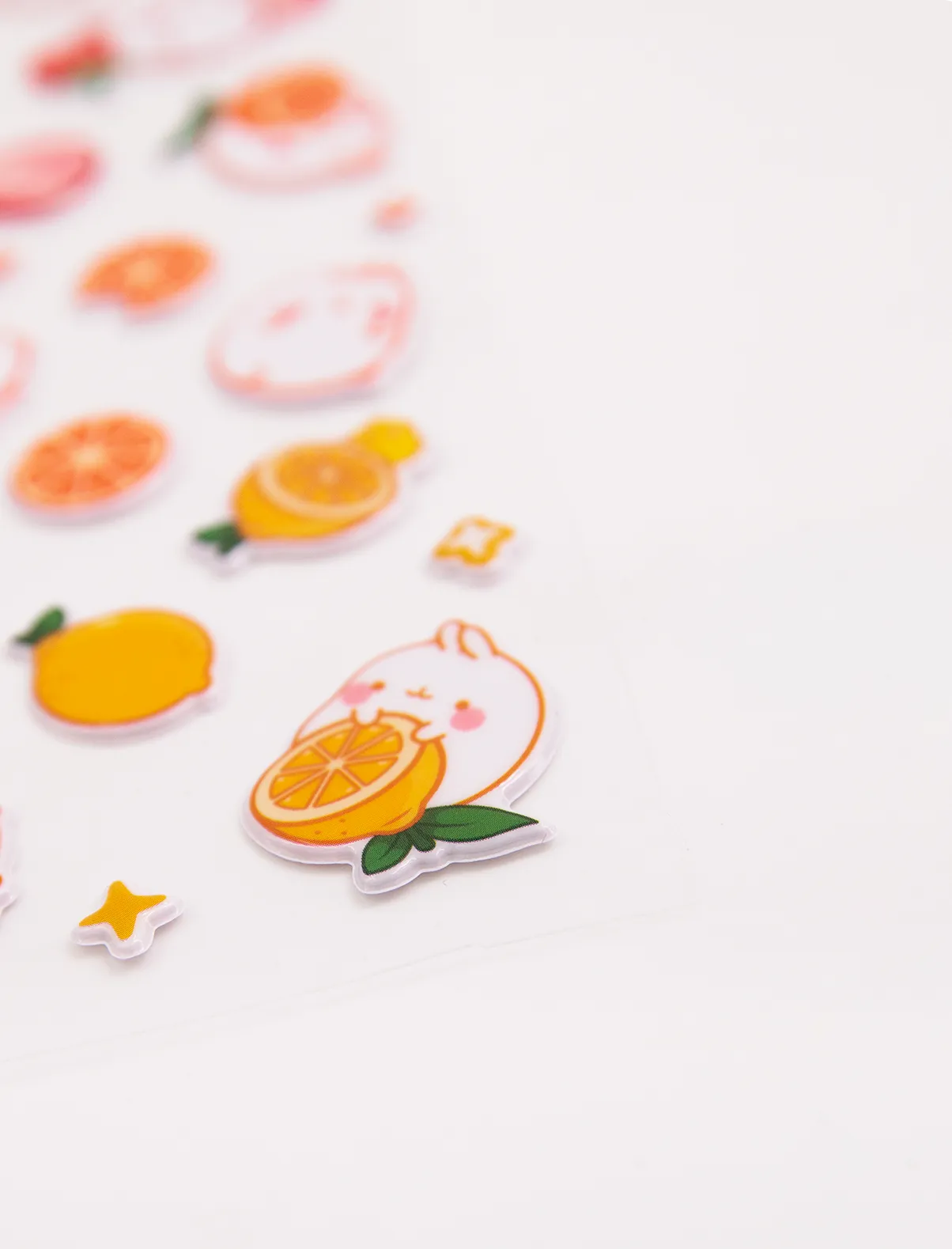 Molang 3D stickers board TUTTI FRUTTI