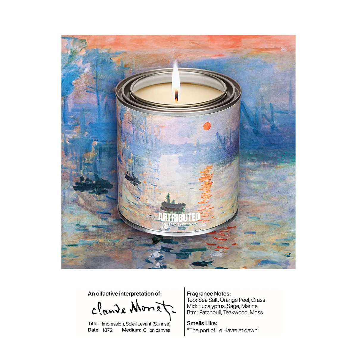 Monet Impression, Sunrise Candle