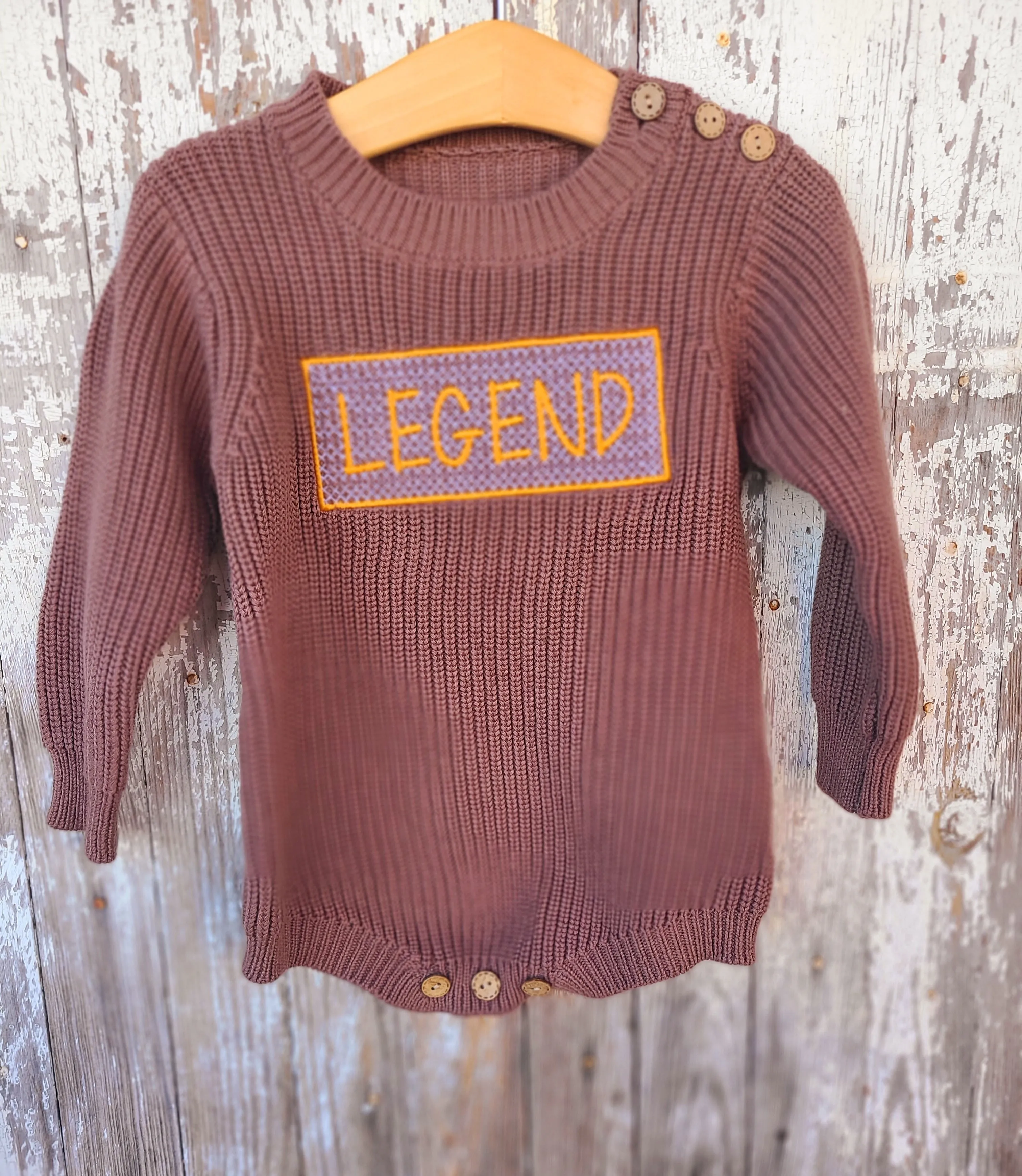 Monogrammed sweater- Infant toddler name sweatshirt