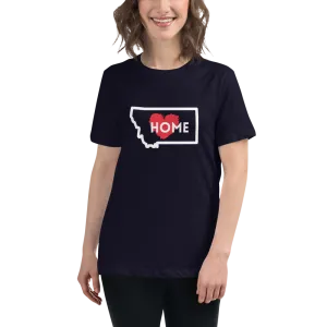 MONTANA IS HOME Women's Relaxed T-Shirt