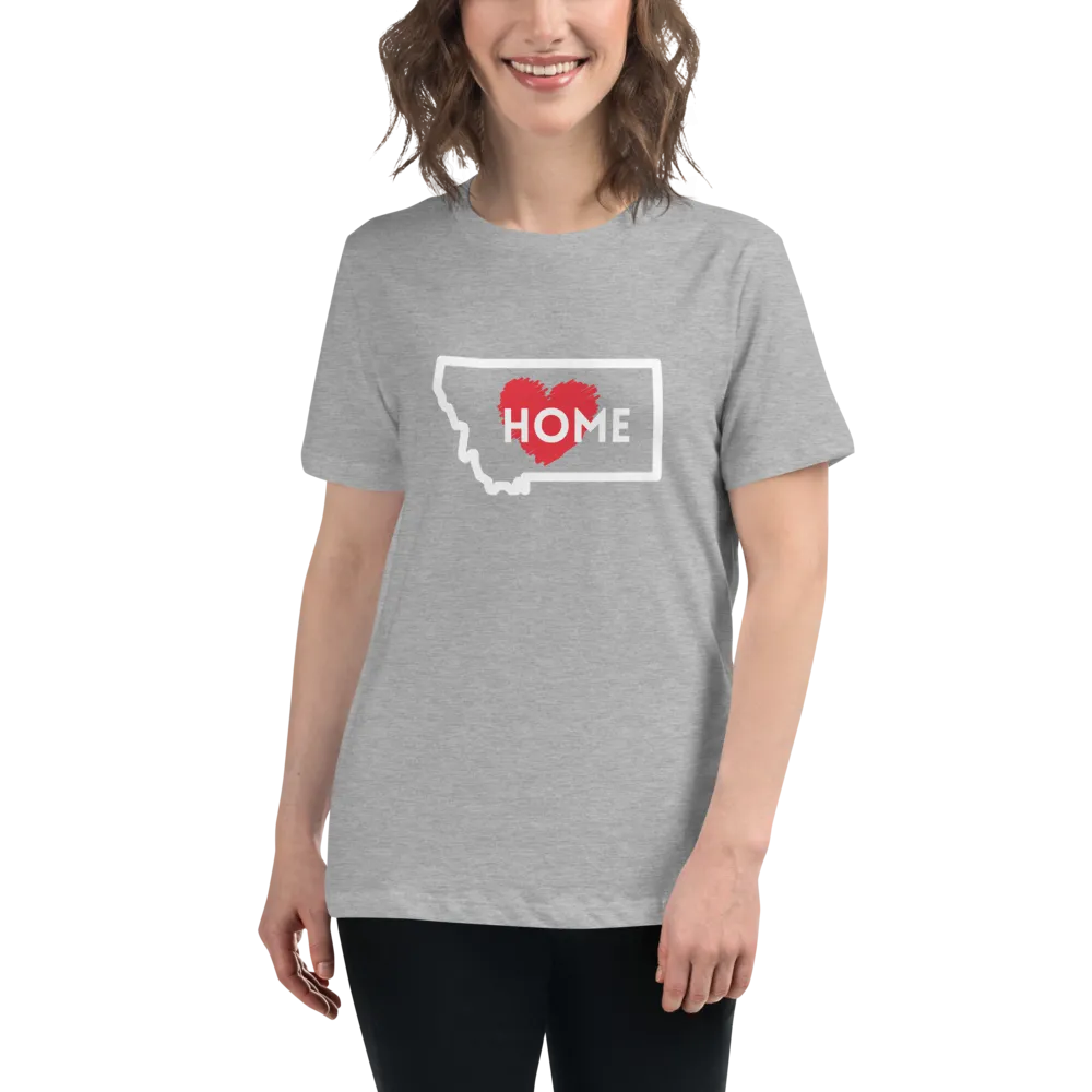 MONTANA IS HOME Women's Relaxed T-Shirt