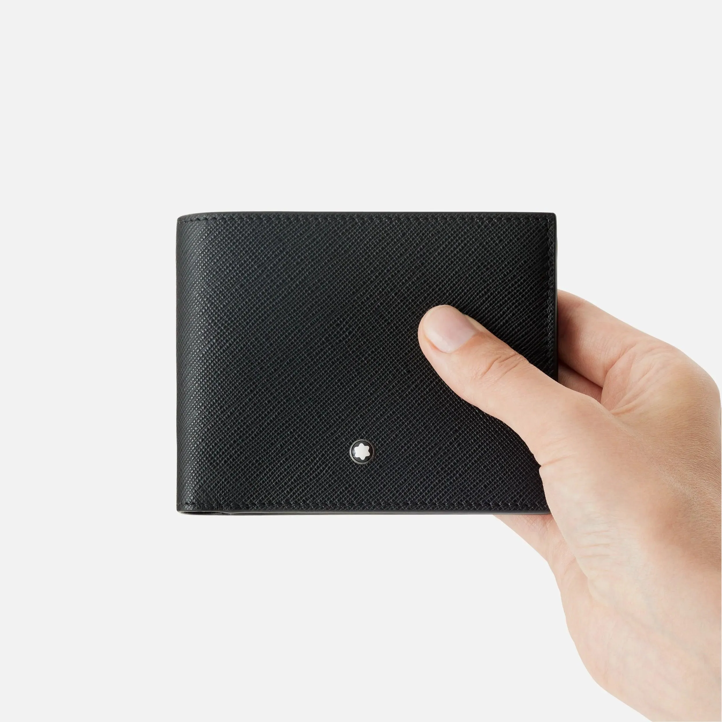 Montblanc wallet with 6 compartments and 2 transparent pockets Montblanc Sartorial Black 130318