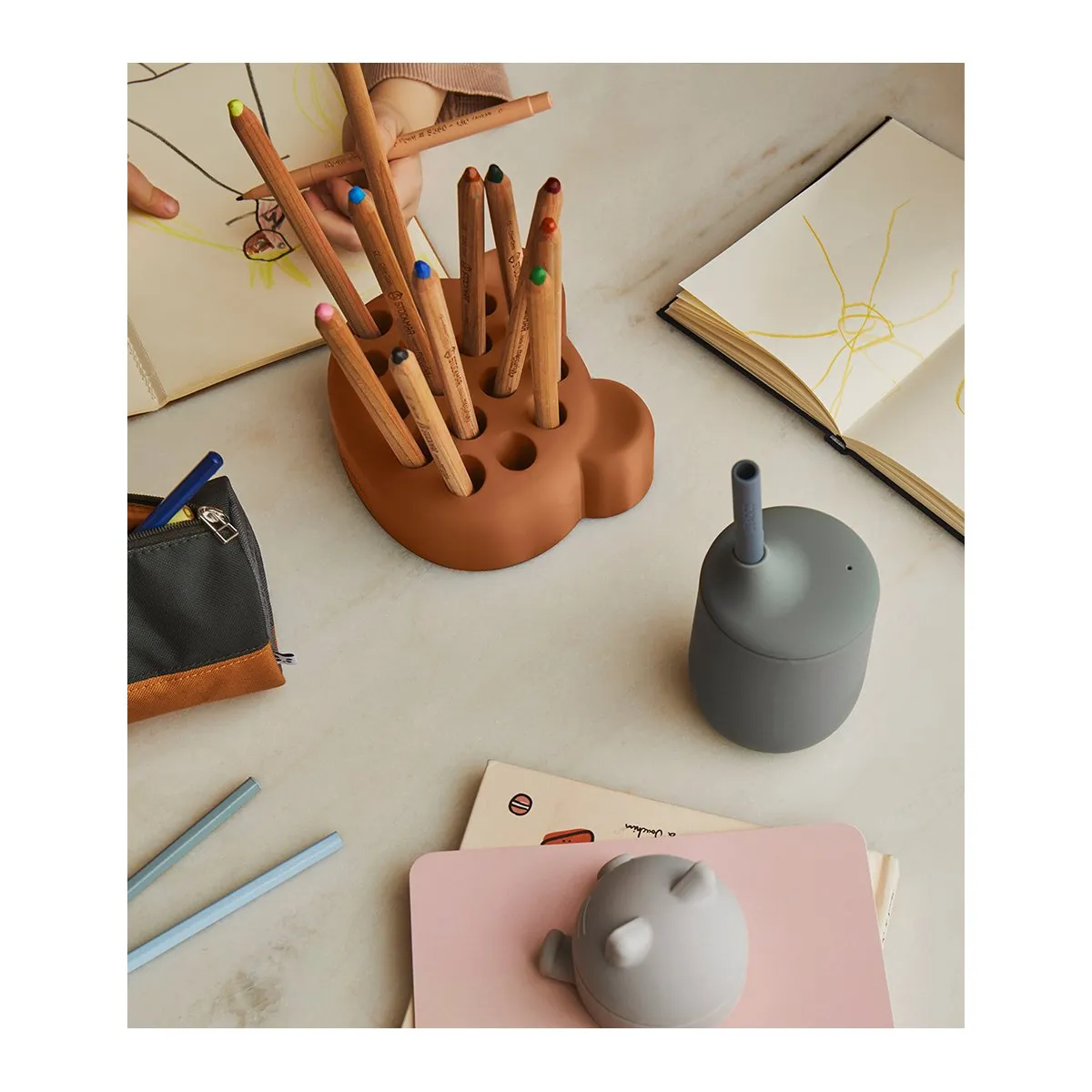 Morten Pen Holder - Mustard