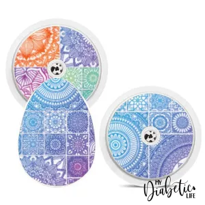 Mosaic Tiles - Bubble Reader Sticker