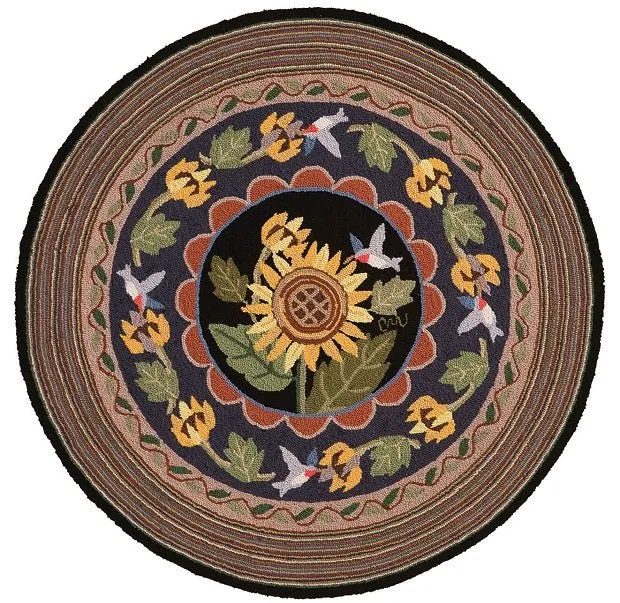Mountain Sunflower Round
