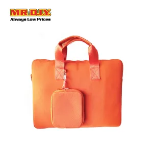 (MR.DIY) Plain Briefcase Office Laptop bag  - ORANGE - Color Series