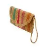 Multi-Color Jute Clutch