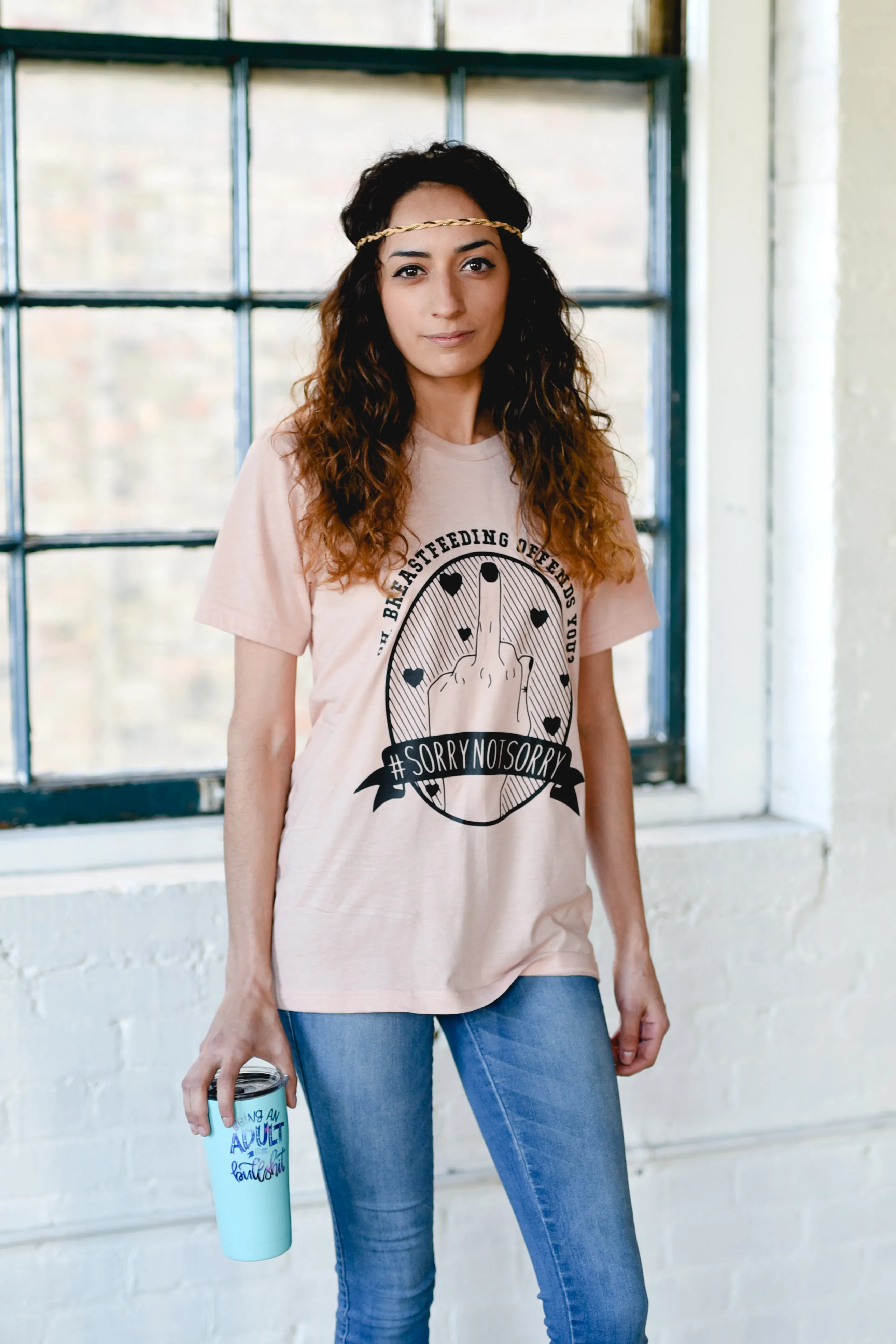 My Breastfeeding Offends You Eff Off Prism Color T-Shirt