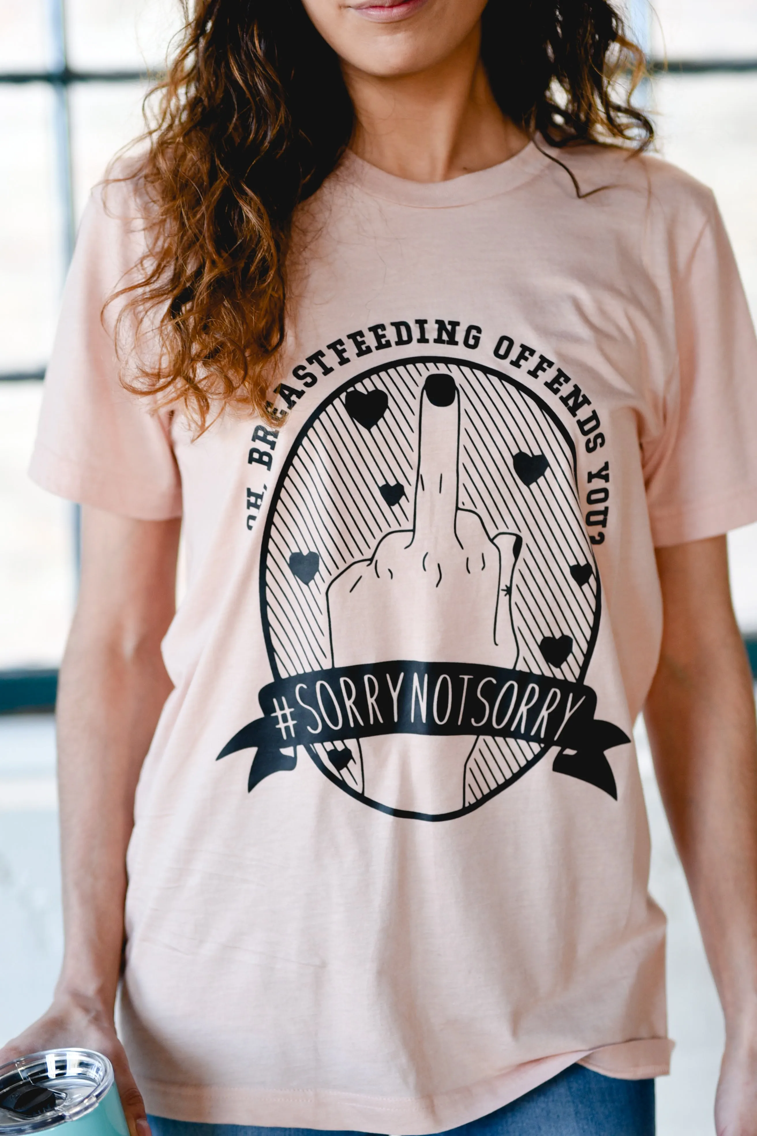 My Breastfeeding Offends You Eff Off Prism Color T-Shirt