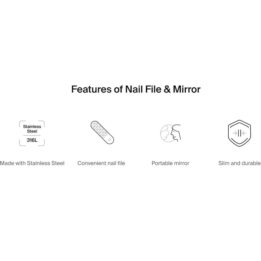 Nail File & Mirror