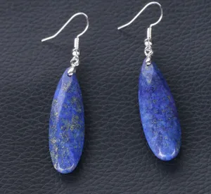 Natural Stone Dangle Long Earrings for Women