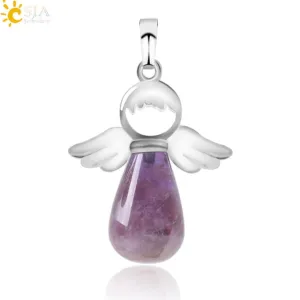 Natural Stones Angels Pendant