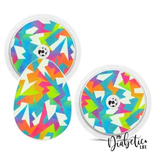 Neon Edges - Bubble Reader Sticker