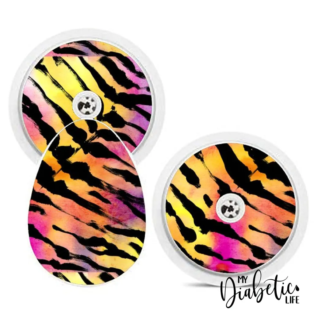 Neon Tiger - Bubble Reader Sticker