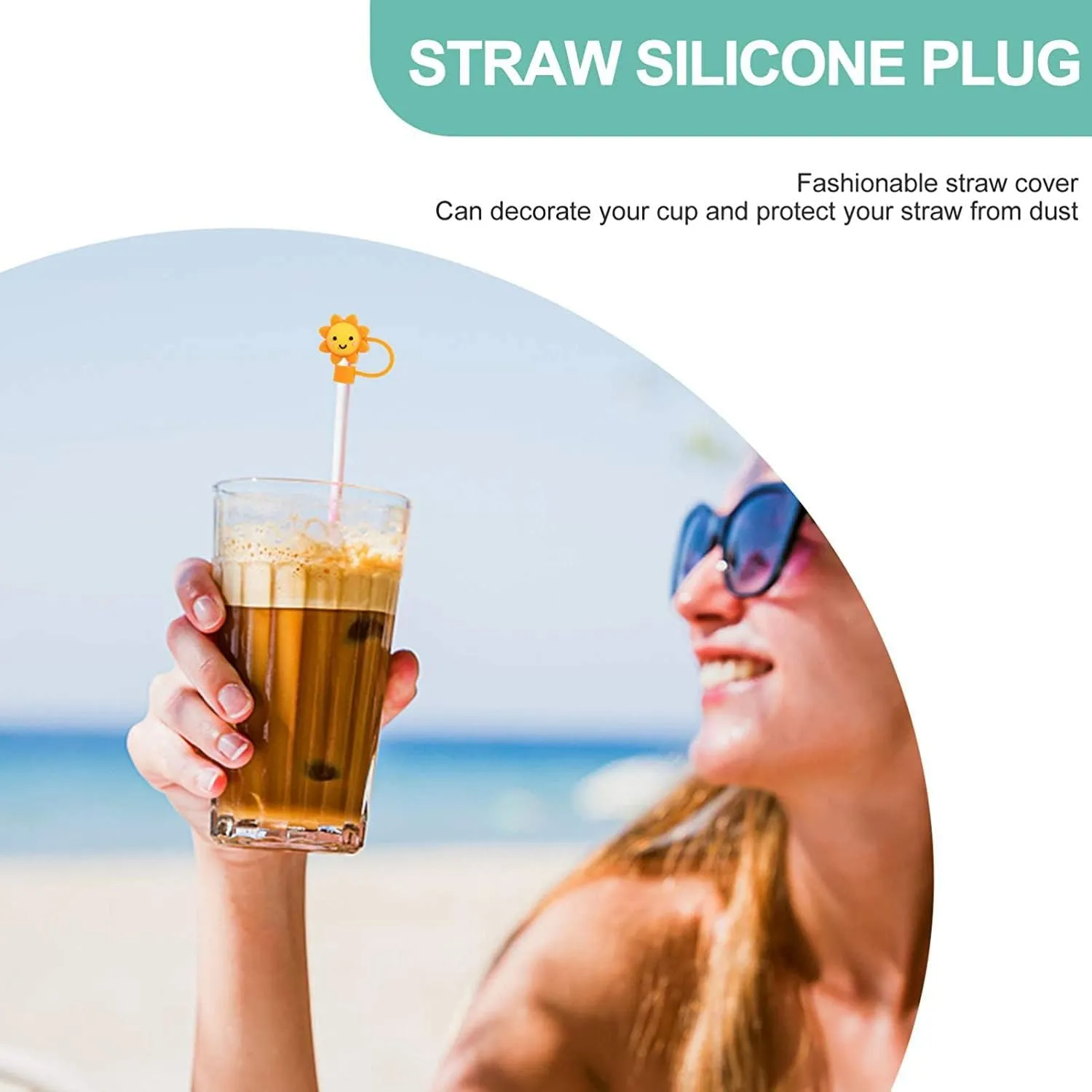 NEW 6Pcs Straw Tips Cover Straw Covers Cap for Stanley Cup Cloud Shape Straw Protecto Reusable Drinking Straw Lids for Straw Tips Bottle Accessories