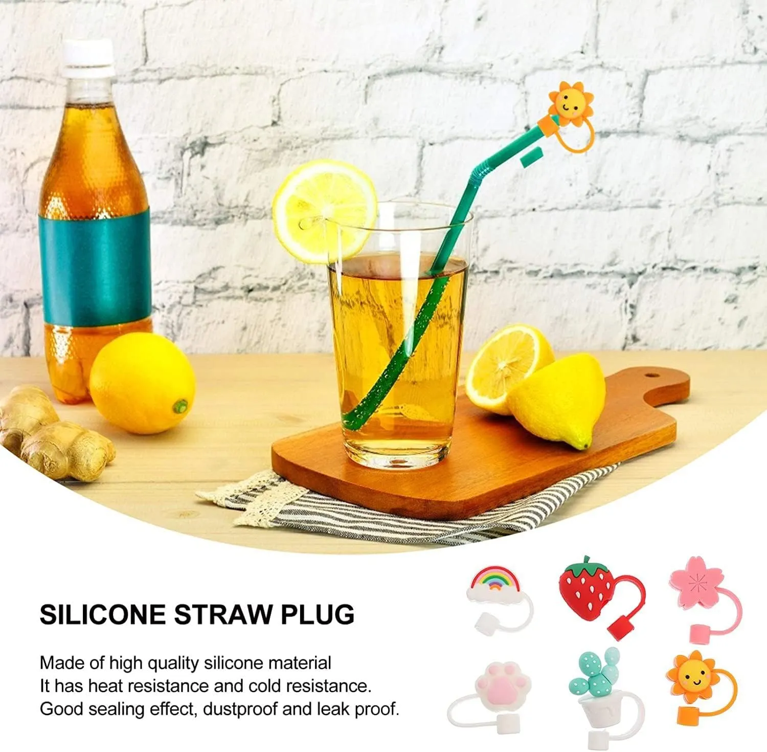 NEW 6Pcs Straw Tips Cover Straw Covers Cap for Stanley Cup Cloud Shape Straw Protecto Reusable Drinking Straw Lids for Straw Tips Bottle Accessories