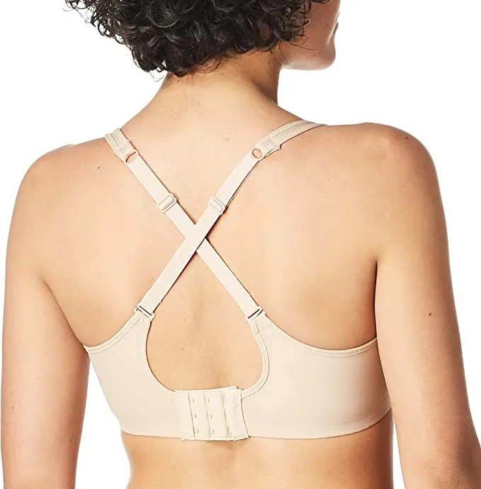 New Bali Designs Womens One Smooth U Ultra Light Illusion-Neckline Underwire Bra, Sz 36DD,  also fits 38D, 40C, 42B